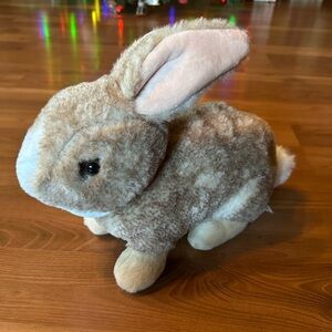 Cuddly Tan Bunny Plush Toy for Small Pets or kids